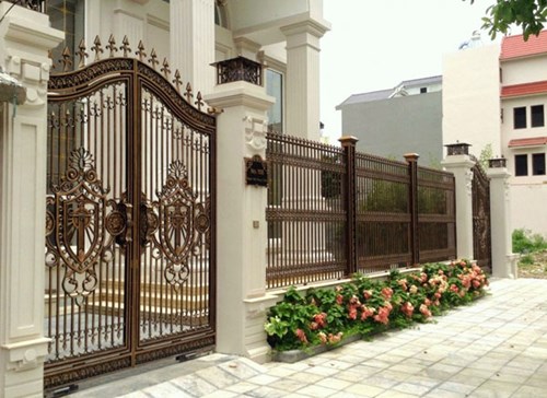 Thiết kế mẫu cổng cho biệt thự phong cách hiện đại sang trọng